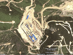 open-pit mining at Yulong