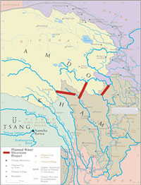 Tibetan Water Diversion Sketch-Map