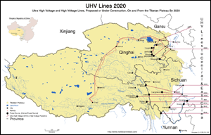 Tibet UHV lines 2020